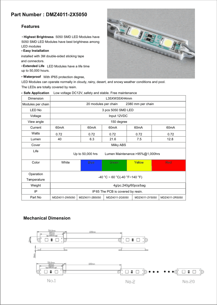 Module 4011-2X5050